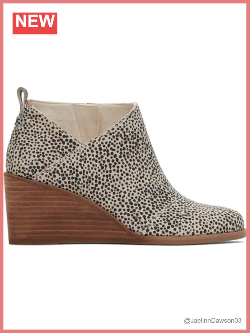 TOMS Marta Suede Wedge Bootie Ankle High Heel Pull-On